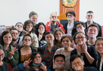 Protest Performance in a Courtroom