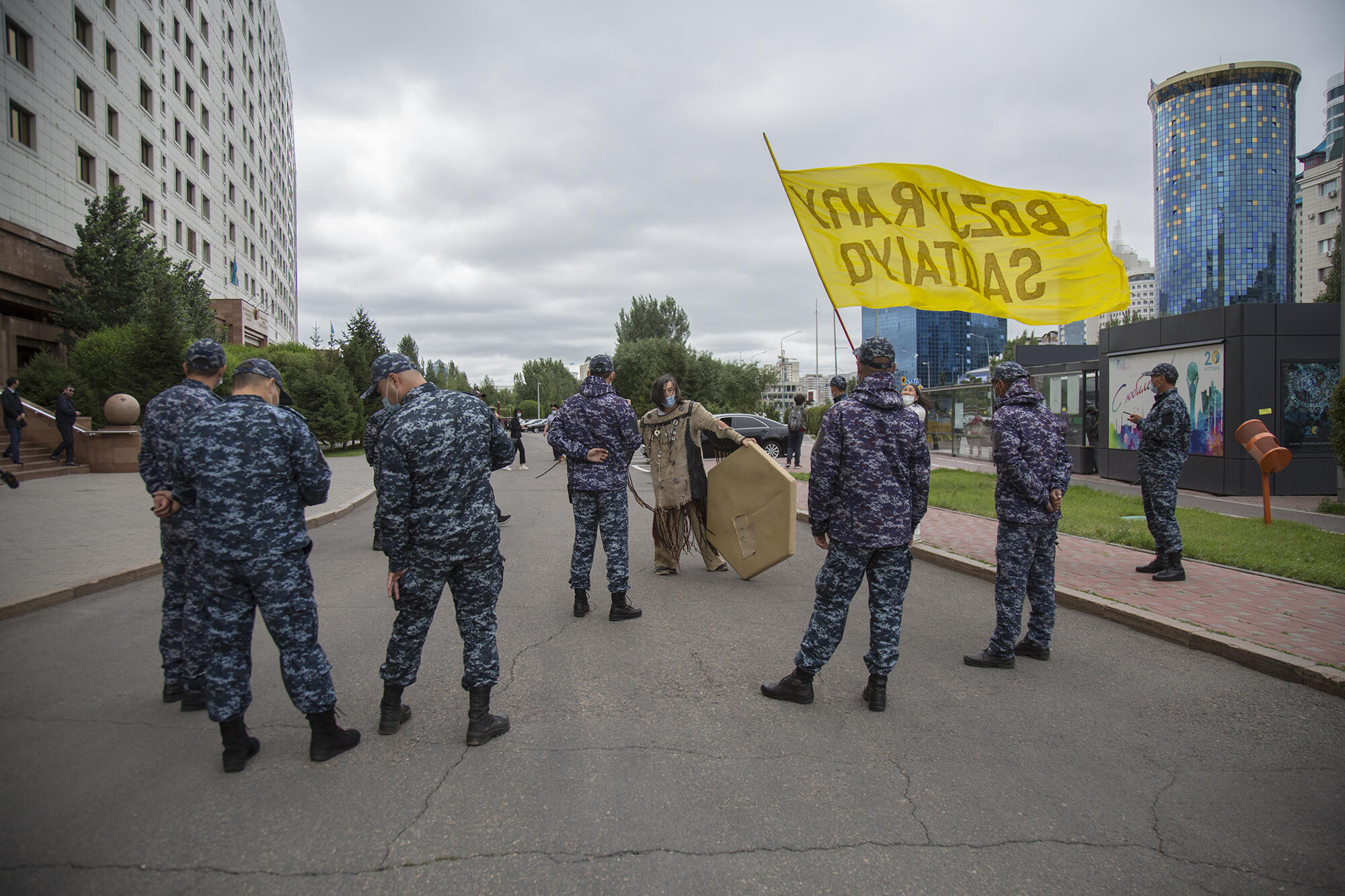 Бозжыраны қорғау арт-акциясы. Фоторепортаж